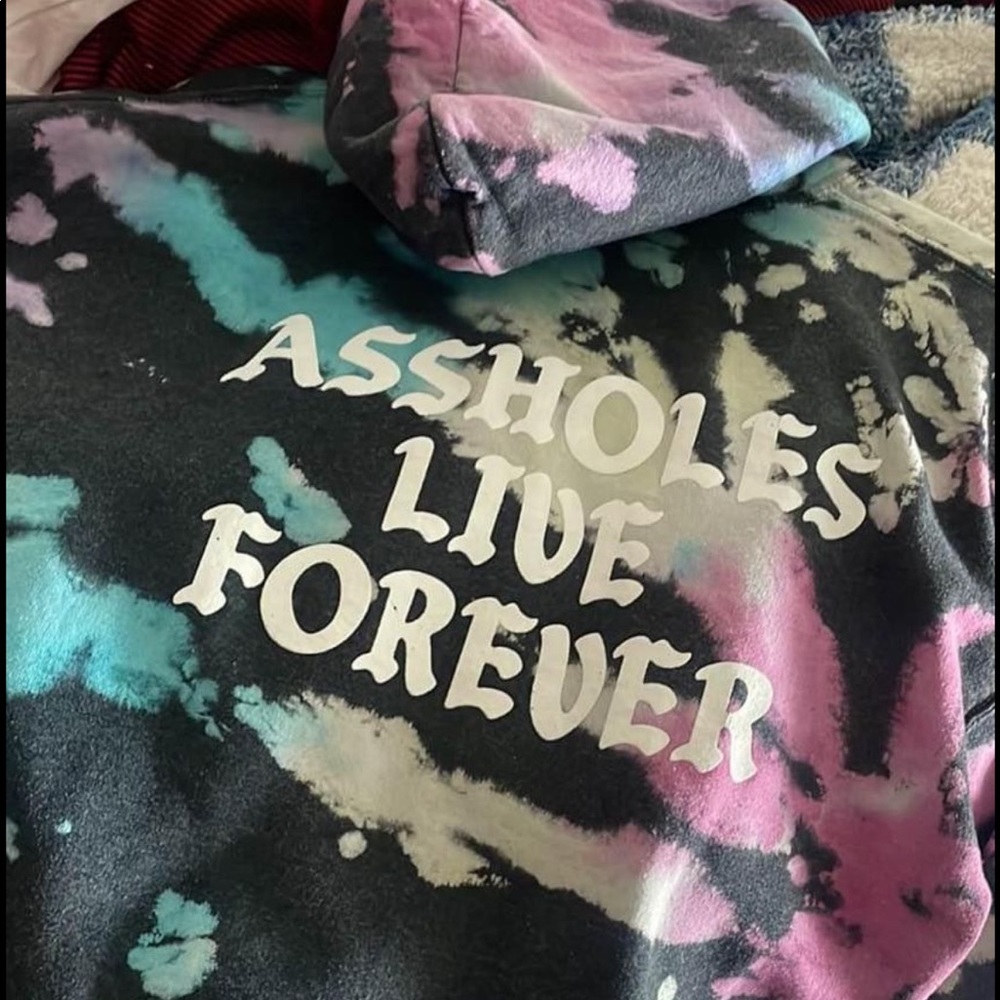 ASL hoodie tiedye